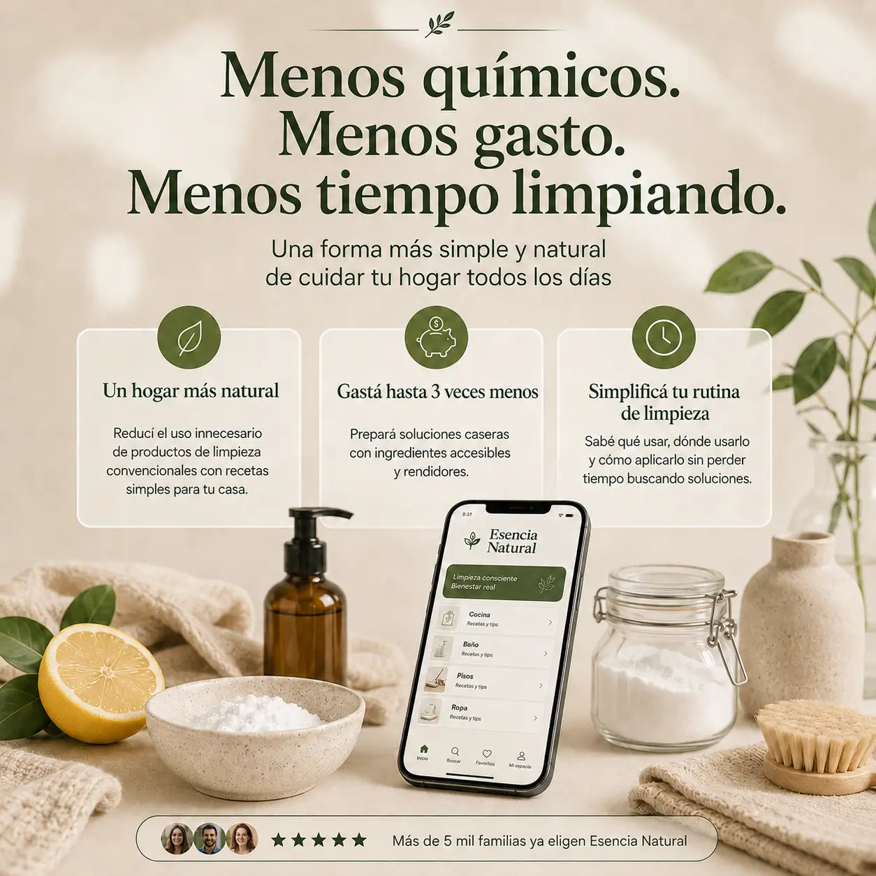 App Hogar Libre de Quimicos — Acceso de por vida