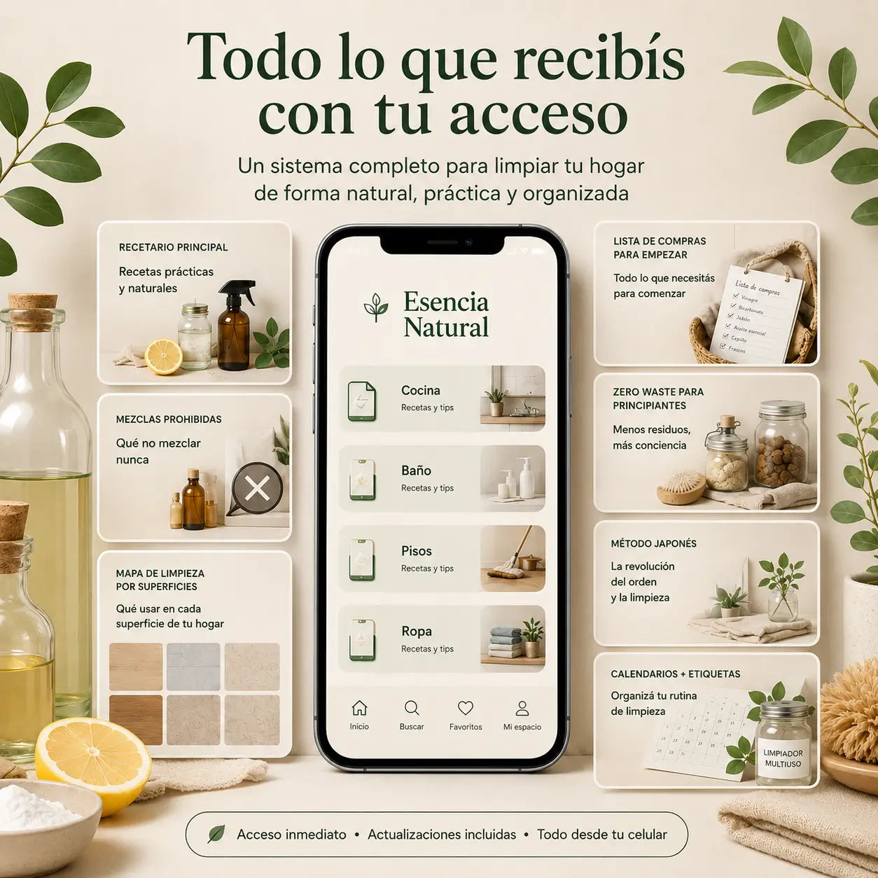 App Hogar Libre de Quimicos — Acceso de por vida
